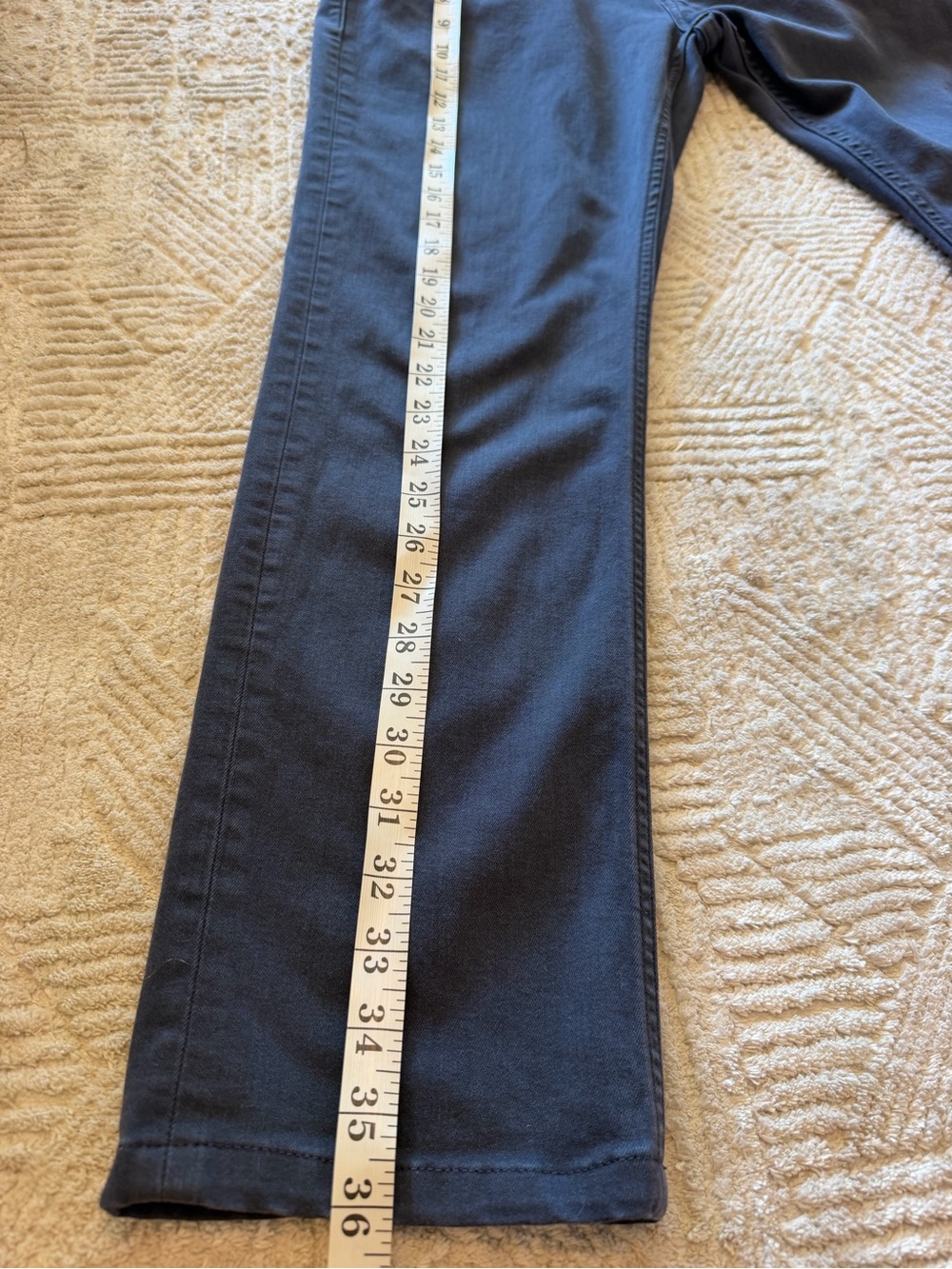 PAIGE Federal Men’s Navy Slim Straight Stretch Jeans Size 31 Premium Denim - Picture 10 of 10
